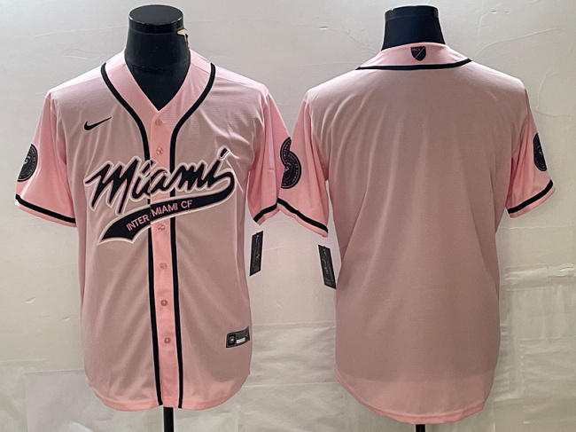 Men's Inter Miami CF Blank Pink Cool Base Stitched Jersey Men's Inter Miami CF Blank Pink Cool Base Stitched Jersey